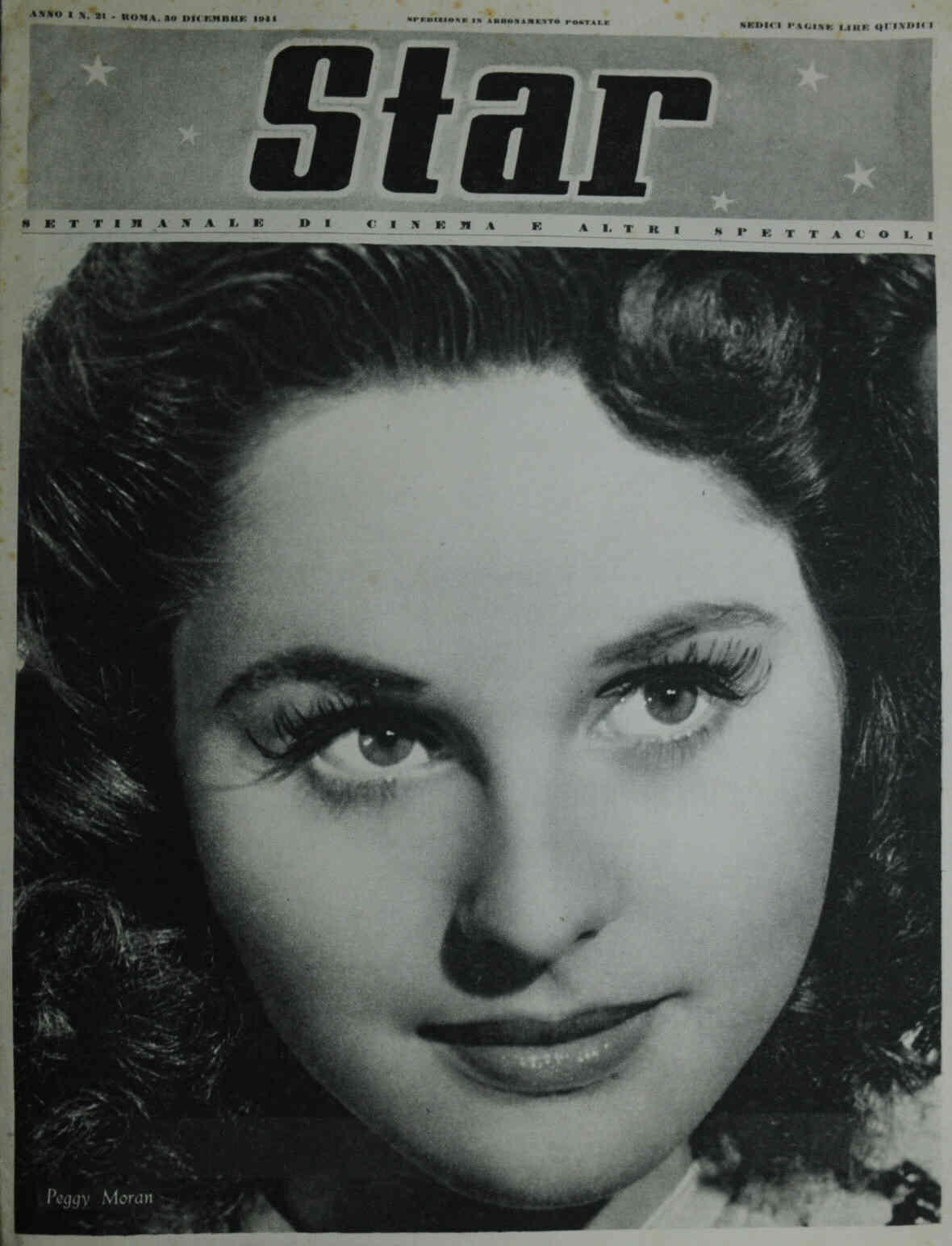 STAR (It 40s) magazine side cover Issue 21 30 December 1944