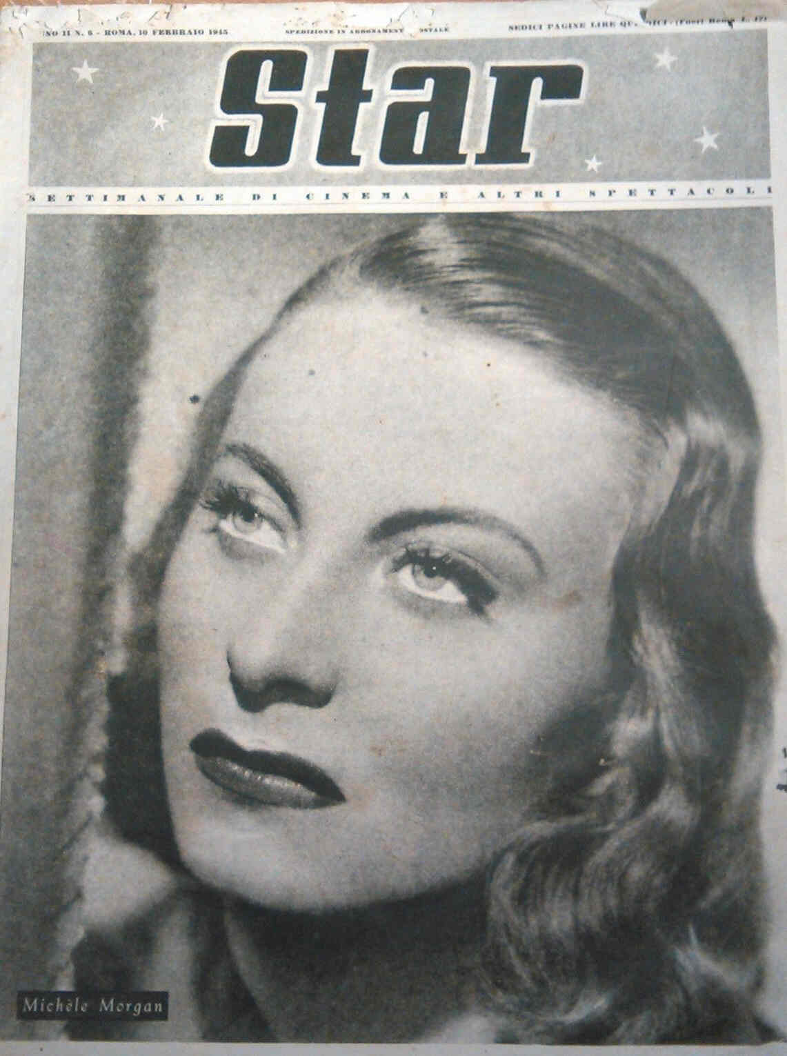 STAR (It 40s) magazine side cover Issue 6 10 February 1945