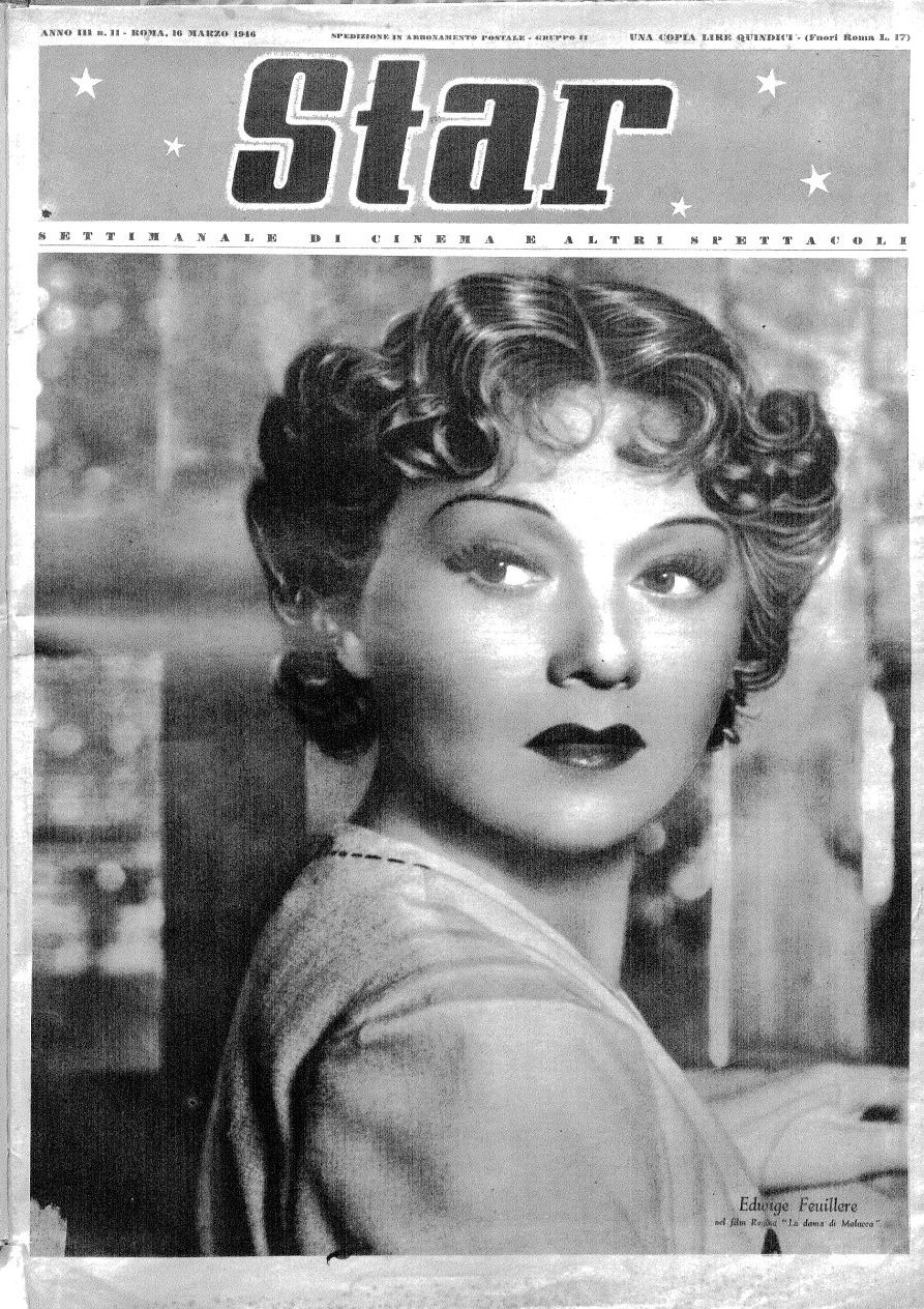 STAR (It 40s) magazine side cover Issue 11 16 March 1946