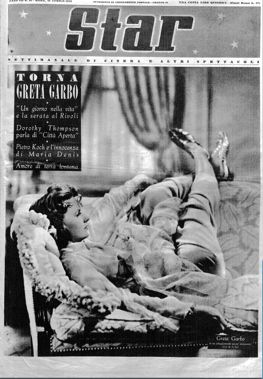 STAR (It 40s) magazine side cover Issue 15 13 April 1946