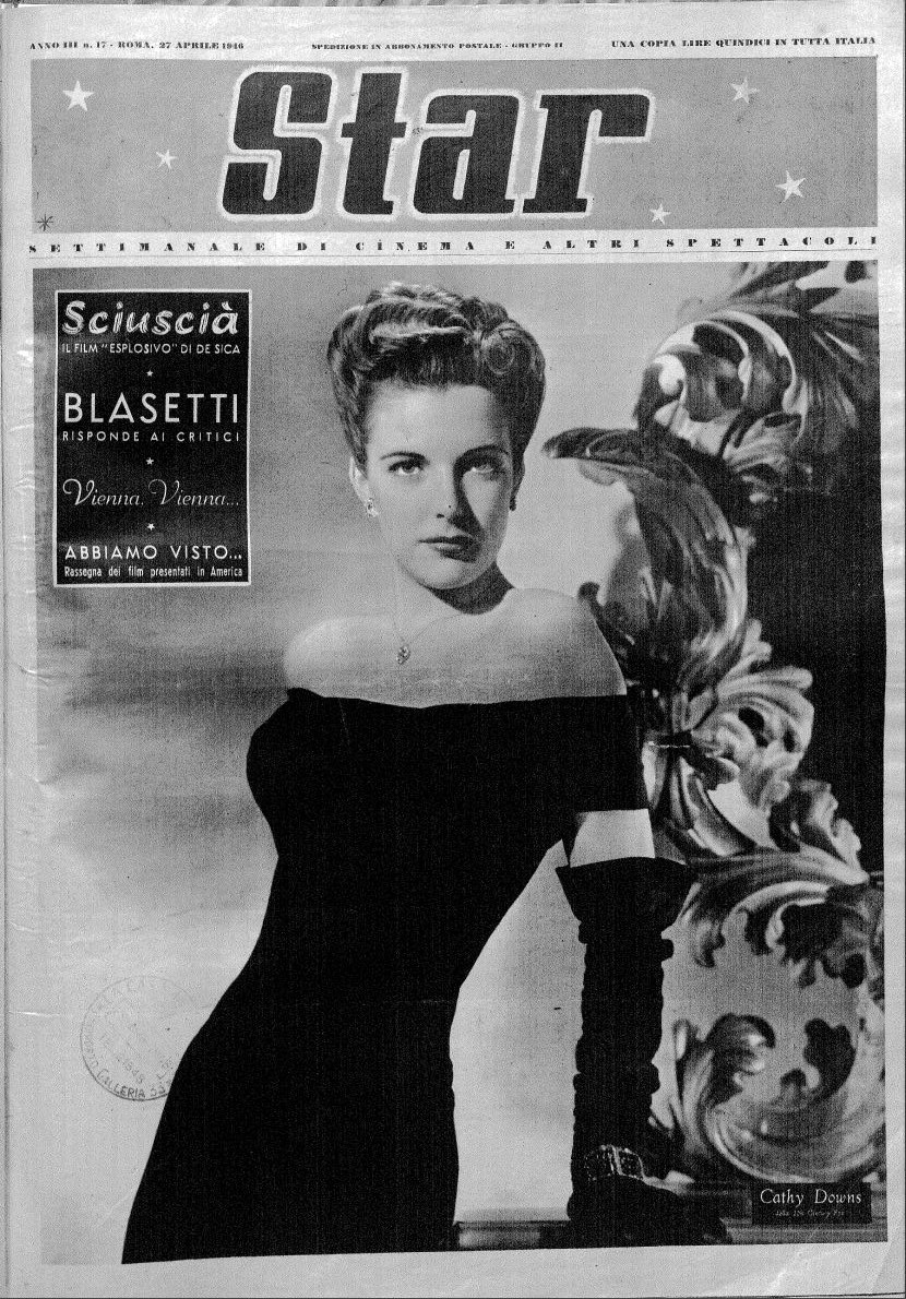 STAR (It 40s) magazine side cover Issue 17 27 April 1946