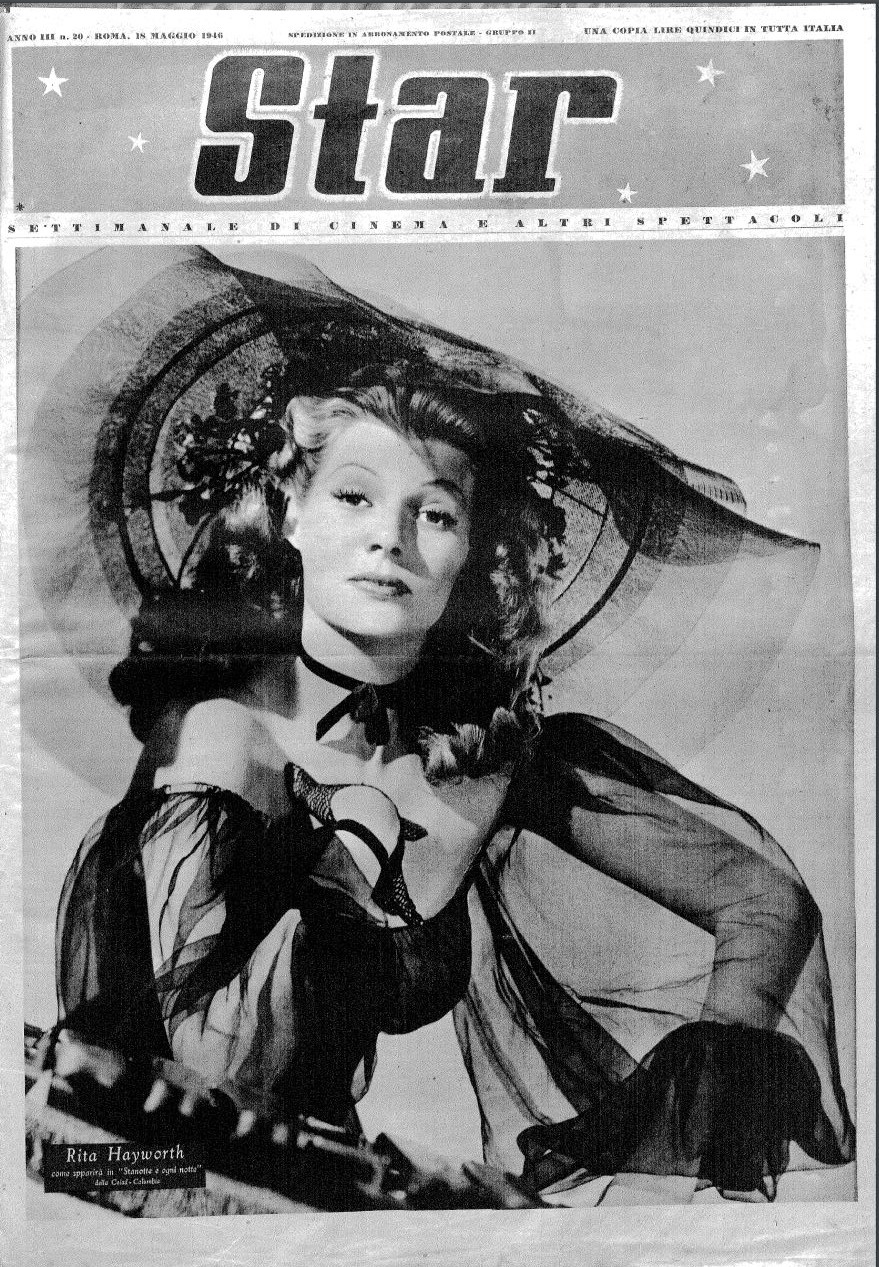 STAR (It 40s) magazine side cover Issue 20 18 May 1946