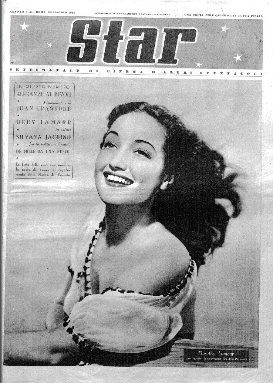 STAR (It 40s) magazine side cover Issue 21 25 May 1946
