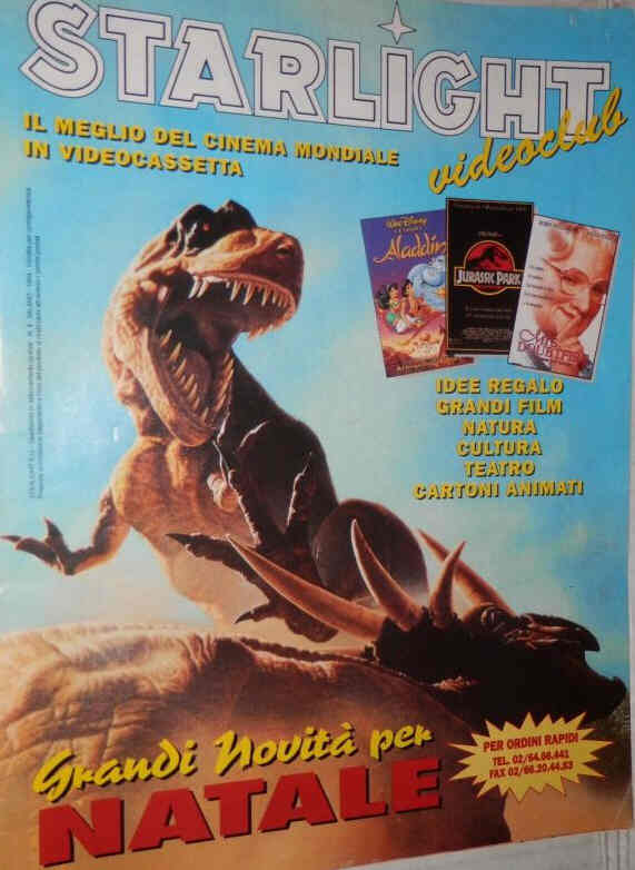 STARLIGHT VIDEOCLUB magazine side cover Issue 4   1994
