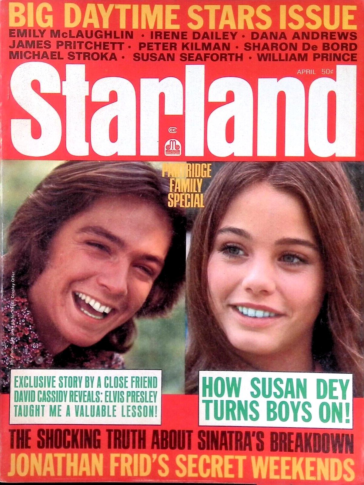 STARLAND (USA) magazine side cover  April 1972