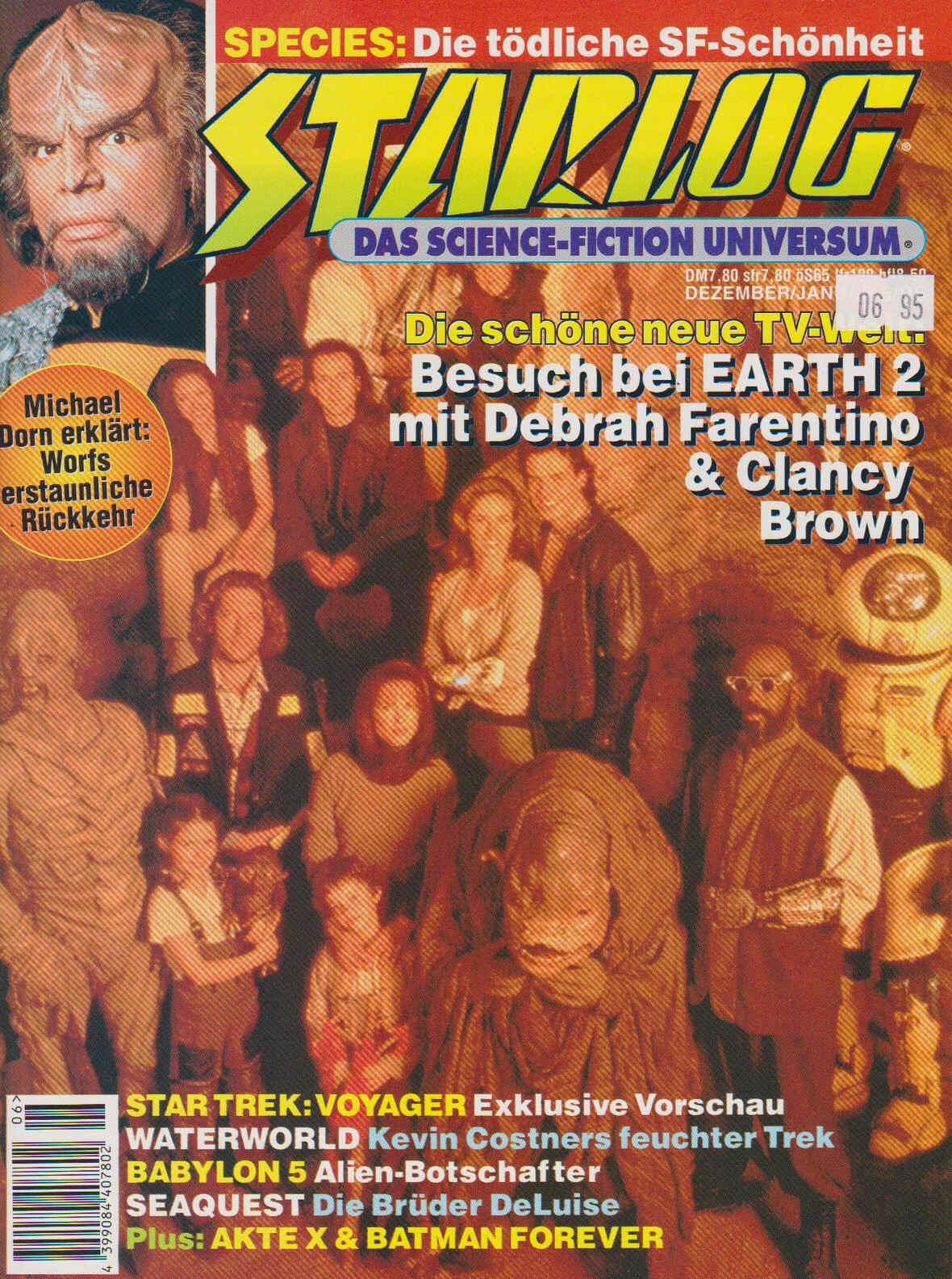 STARLOG (De) magazine side cover December 1995
