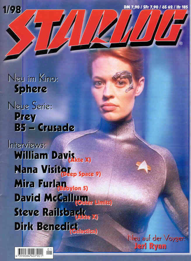 STARLOG (De) magazine side cover Issue 1  1998