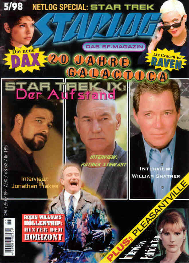 STARLOG (De) magazine side cover Issue 5  1998