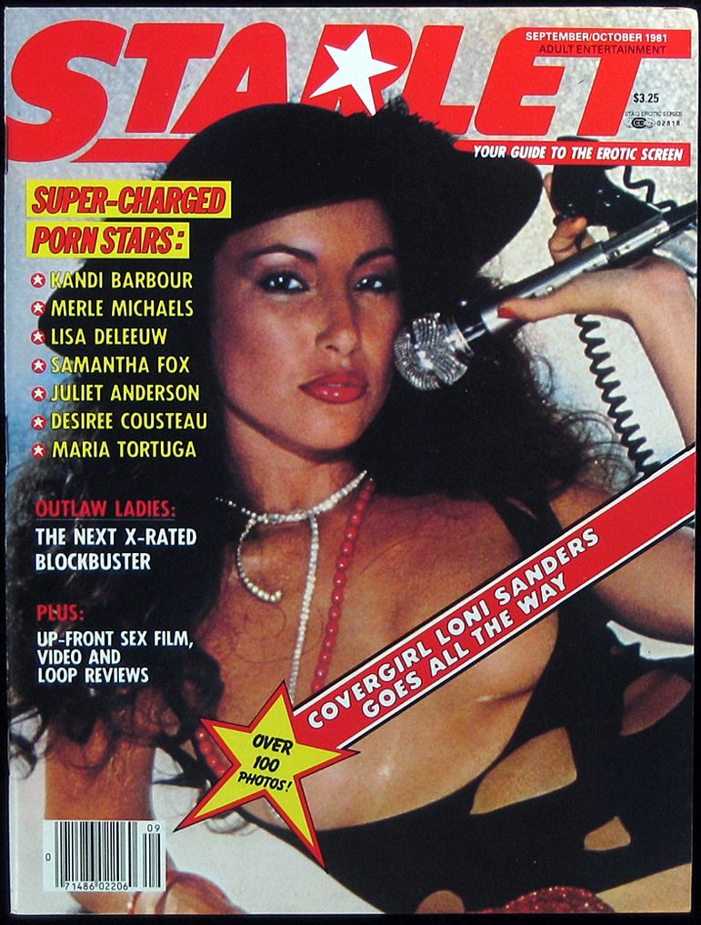 STARLET magazine side cover  Vol 1 # 2 September/October 1981