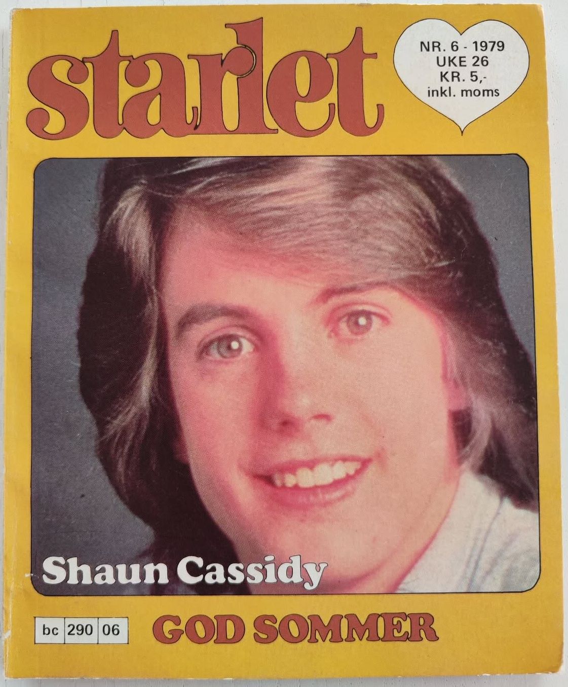 STARLET (NORWAY) magazine side cover Issue 5   1979