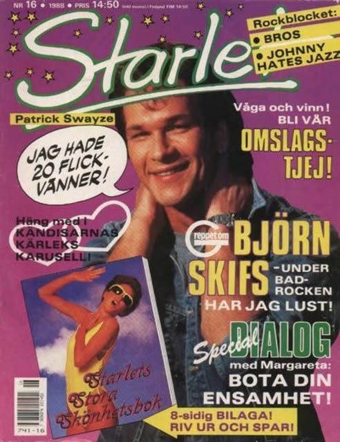 STARLET (NORWAY) magazine side cover Issue 16   1988