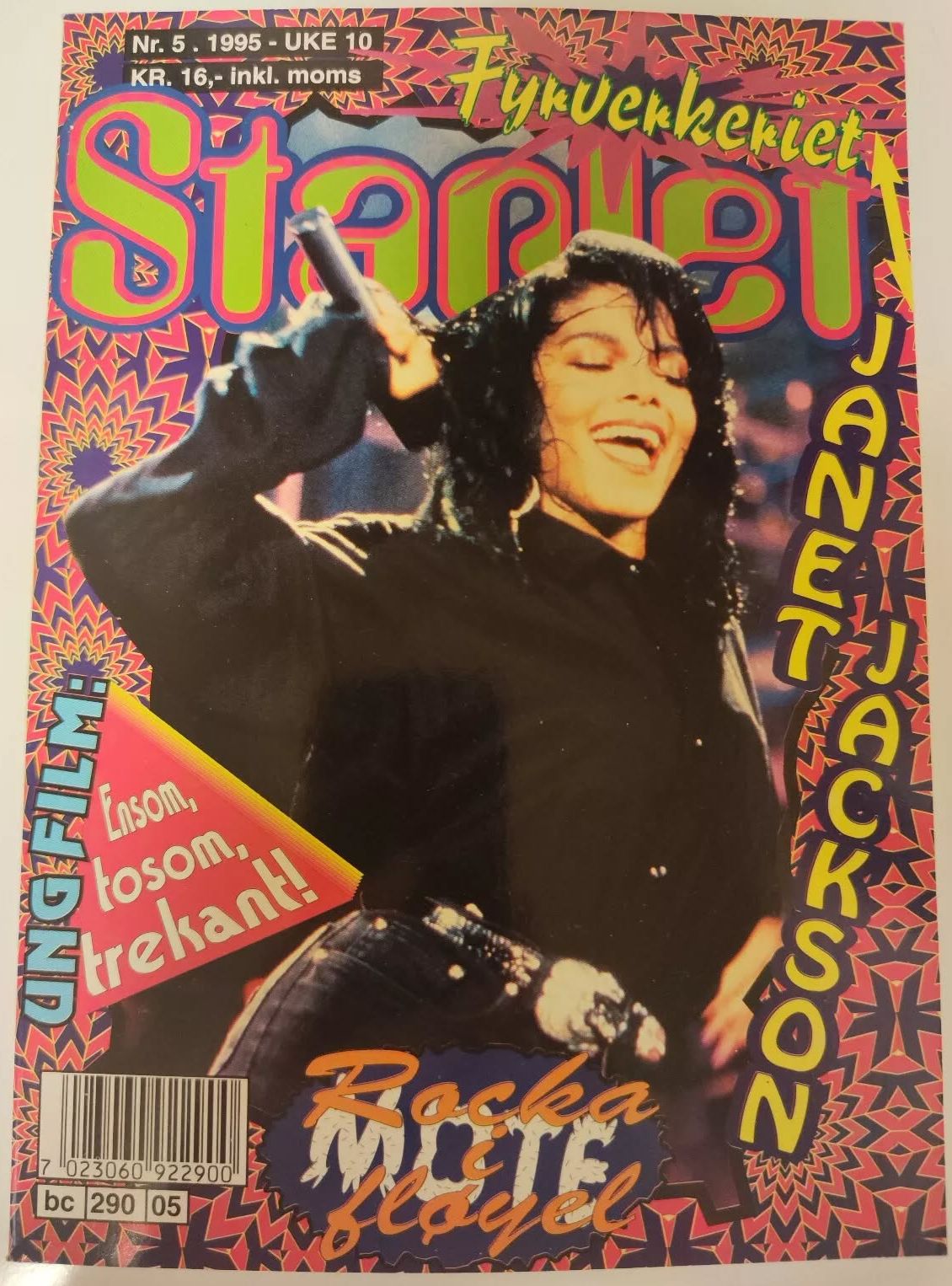 STARLET (NORWAY) magazine side cover Issue 5   1995
