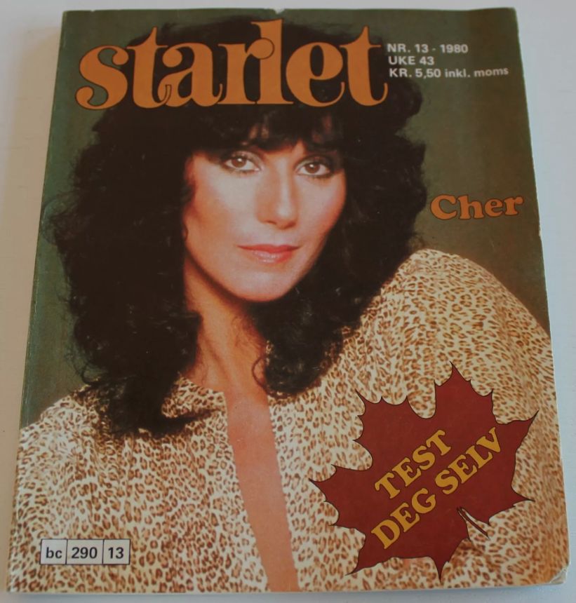STARLET (NORWAY) magazine side cover Issue 13   1980