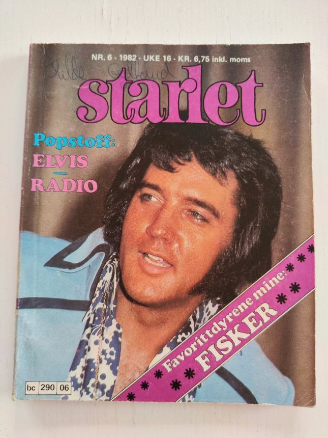 STARLET (NORWAY) magazine side cover Issue 6   1982