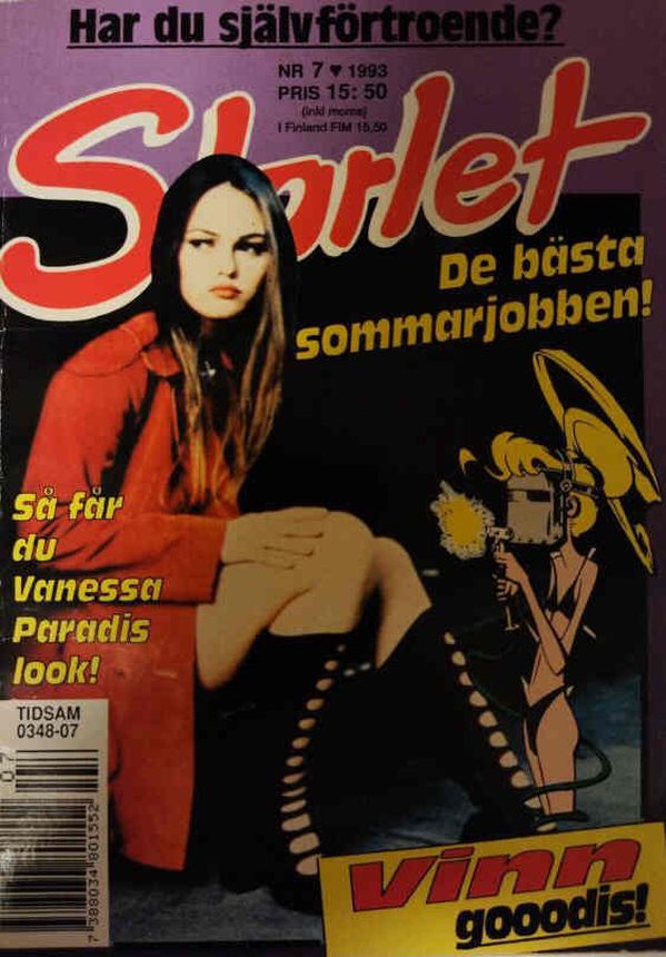 STARLET SWEDEN magazine side cover Issue 7   1993