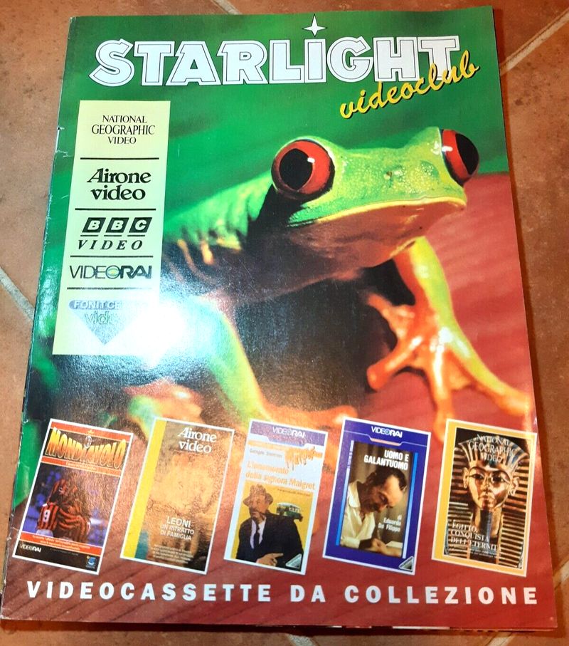 STARLIGHT VIDEOCLUB magazine side cover   