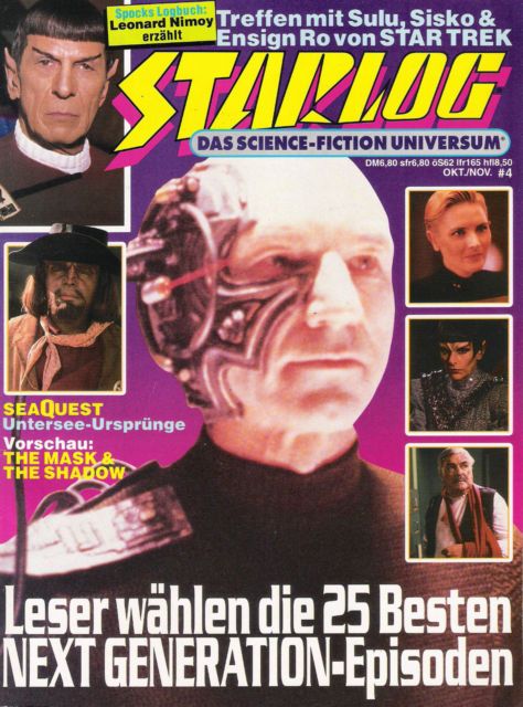 STARLOG (De) magazine side cover Issue 4 October-November 1994