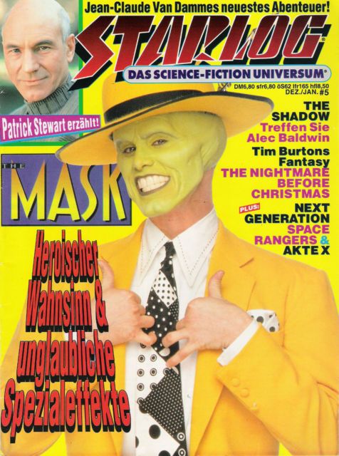 STARLOG (De) magazine side cover Issue 5 December-January 1994