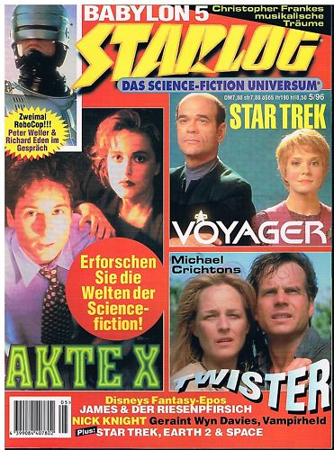 STARLOG (De) magazine side cover Issue 5  1996