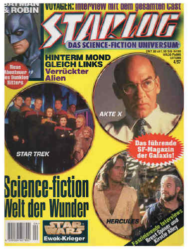 STARLOG (De) magazine side cover Issue 4  1997