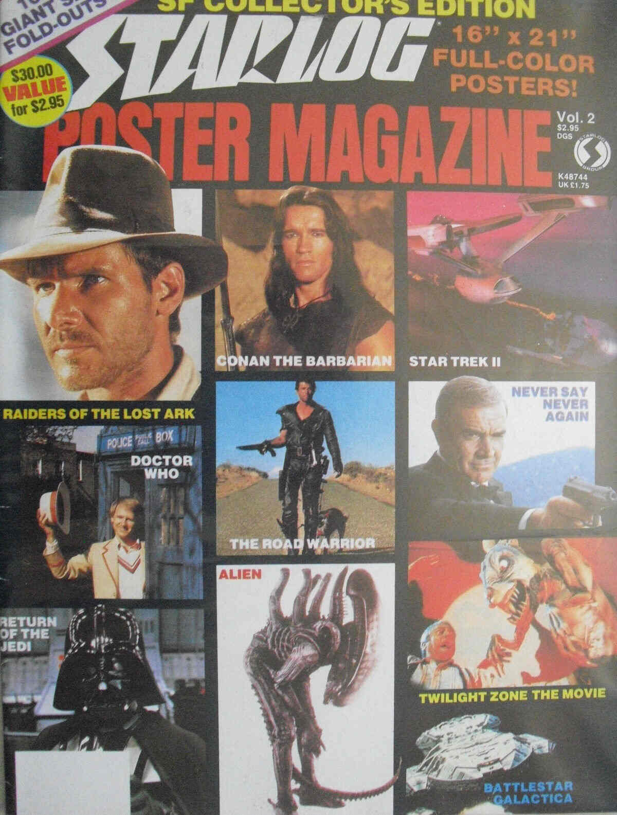 STARLOG POSTER magazine side cover Issue 2 January 1984