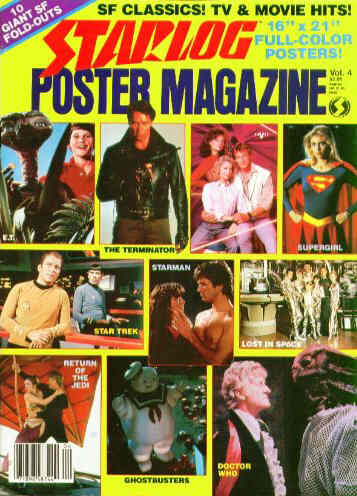 STARLOG POSTER magazine side cover Issue 4  1985
