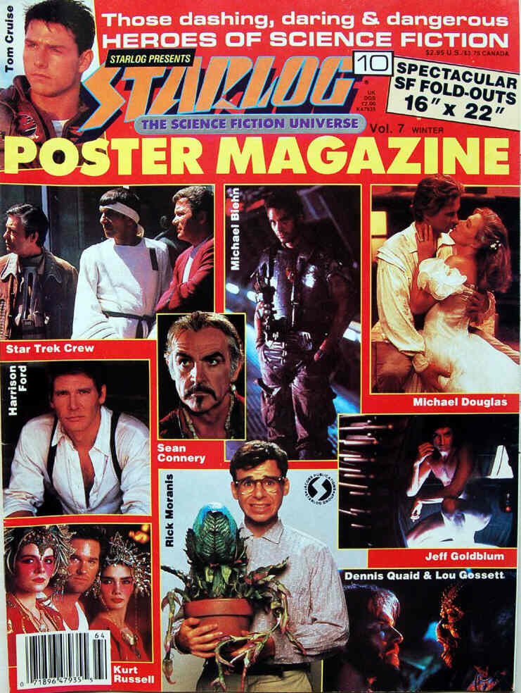 STARLOG POSTER magazine side cover Issue 7 Winter 1986