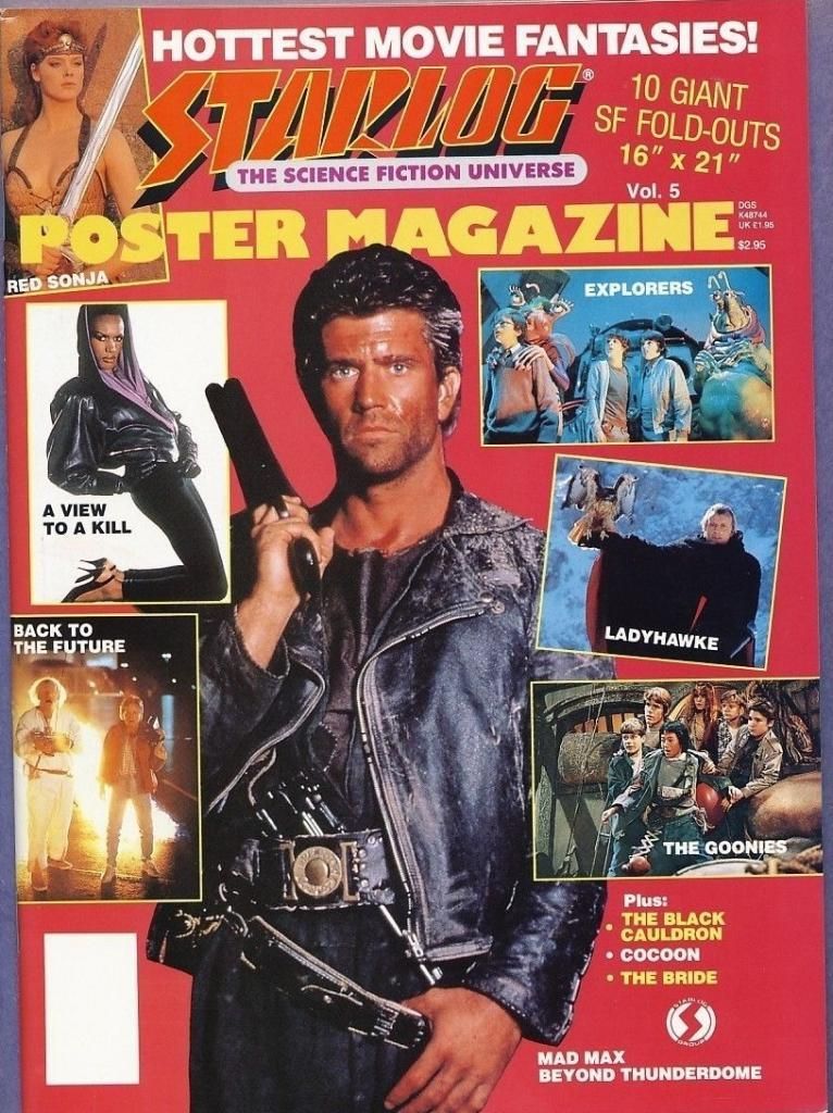 STARLOG POSTER magazine side cover Issue 5  1985