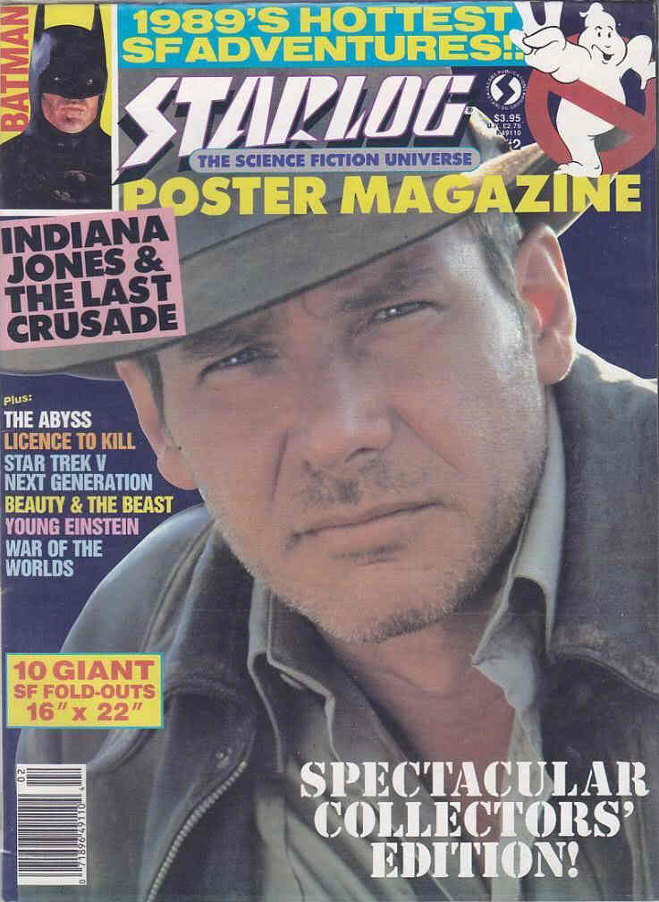 STARLOG POSTER magazine side cover Issue 2  Series 2  1989