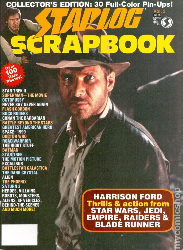 STARLOG SCRAPBOOK magazine side cover Issue 3  1984