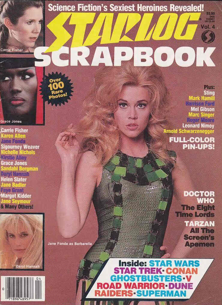 STARLOG SCRAPBOOK magazine side cover Issue 4  1985