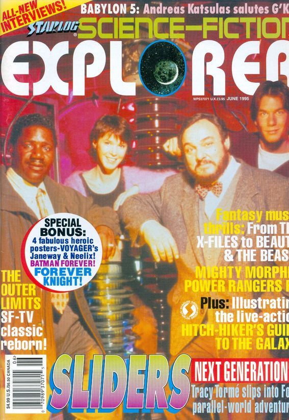 STARLOG SCIENCE FICTION EXPLORER magazine side cover Issue 7 June 1995