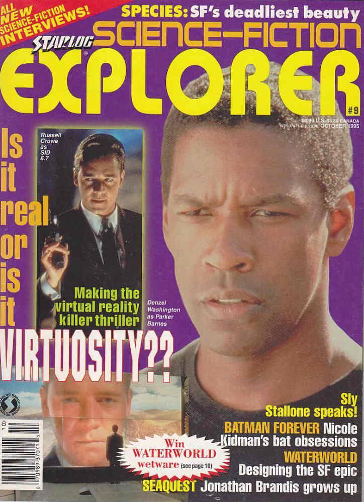STARLOG SCIENCE FICTION EXPLORER magazine side cover Issue 9 October 1995