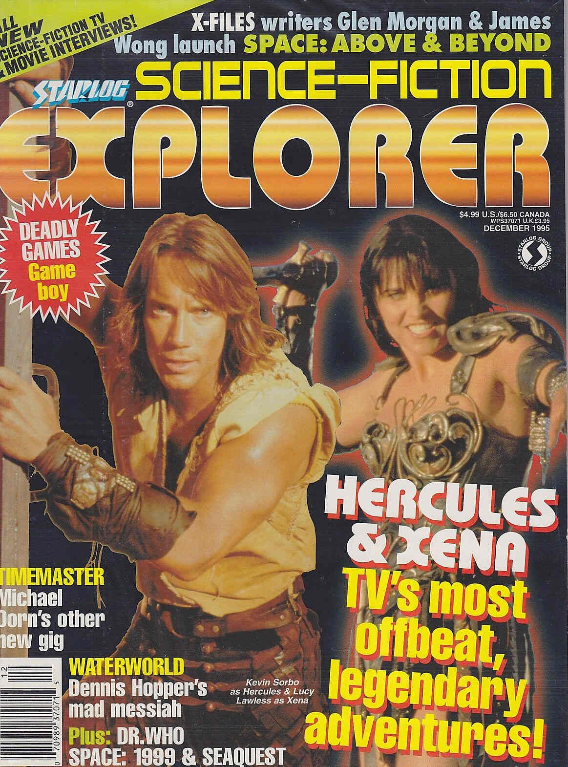 STARLOG SCIENCE FICTION EXPLORER magazine side cover Issue 10 December 1995