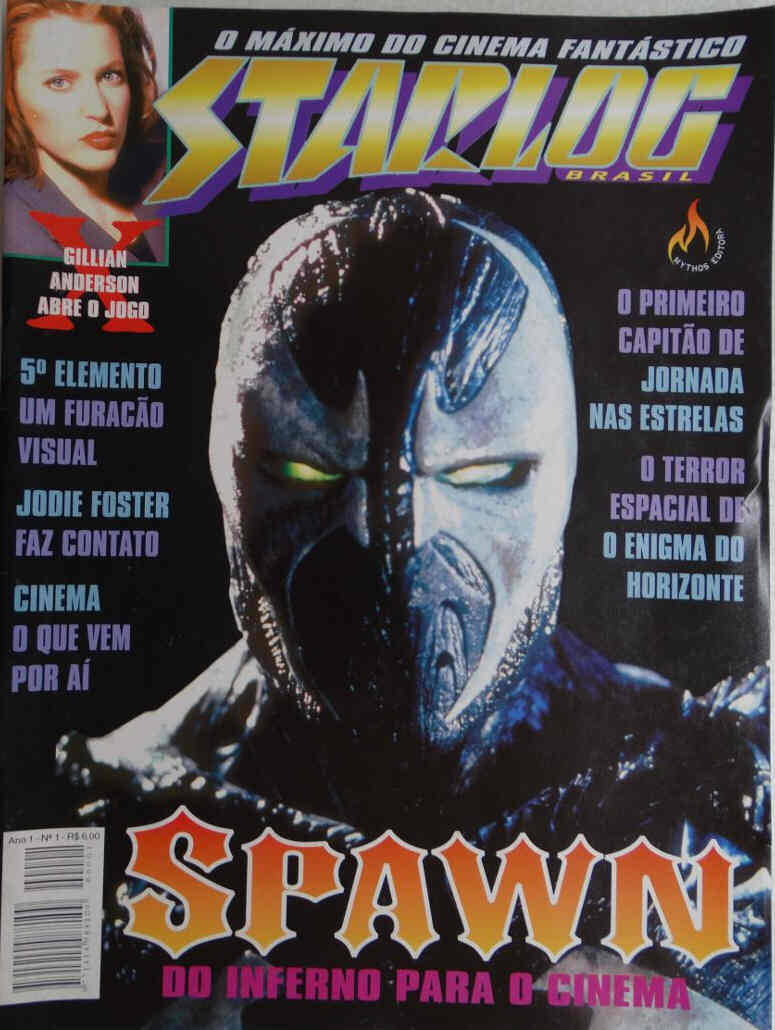 STARLOG (Br) magazine side cover Issue 1 October 1997