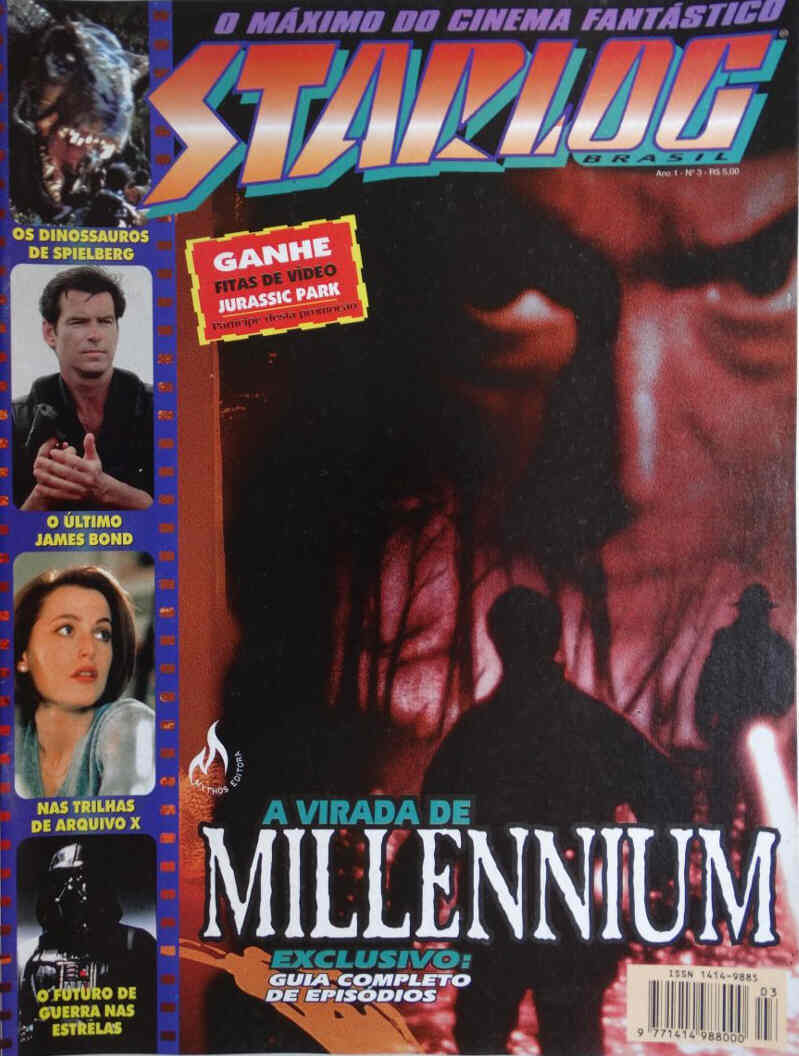 STARLOG (Br) magazine side cover Issue 3 December 1997
