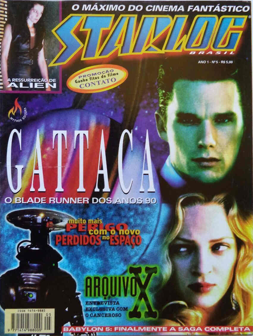 STARLOG (Br) magazine side cover Issue 5 February 1998