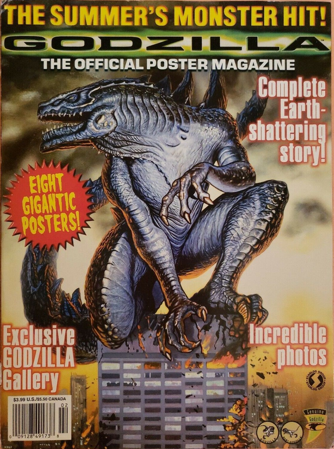 STARLOG POSTER MAGAZINES magazine side cover Issue 2?   1998