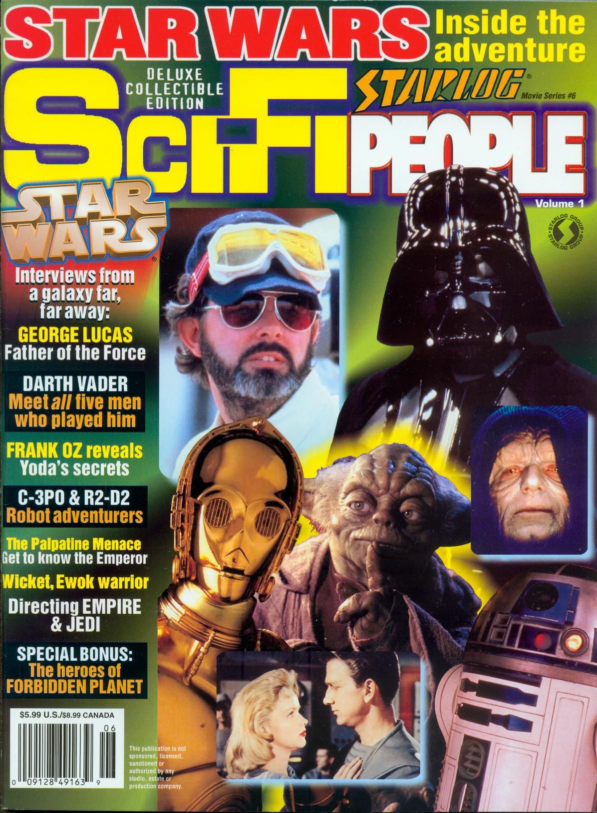 STARLOG MOVIE SERIES magazine side cover Issue 6   1999