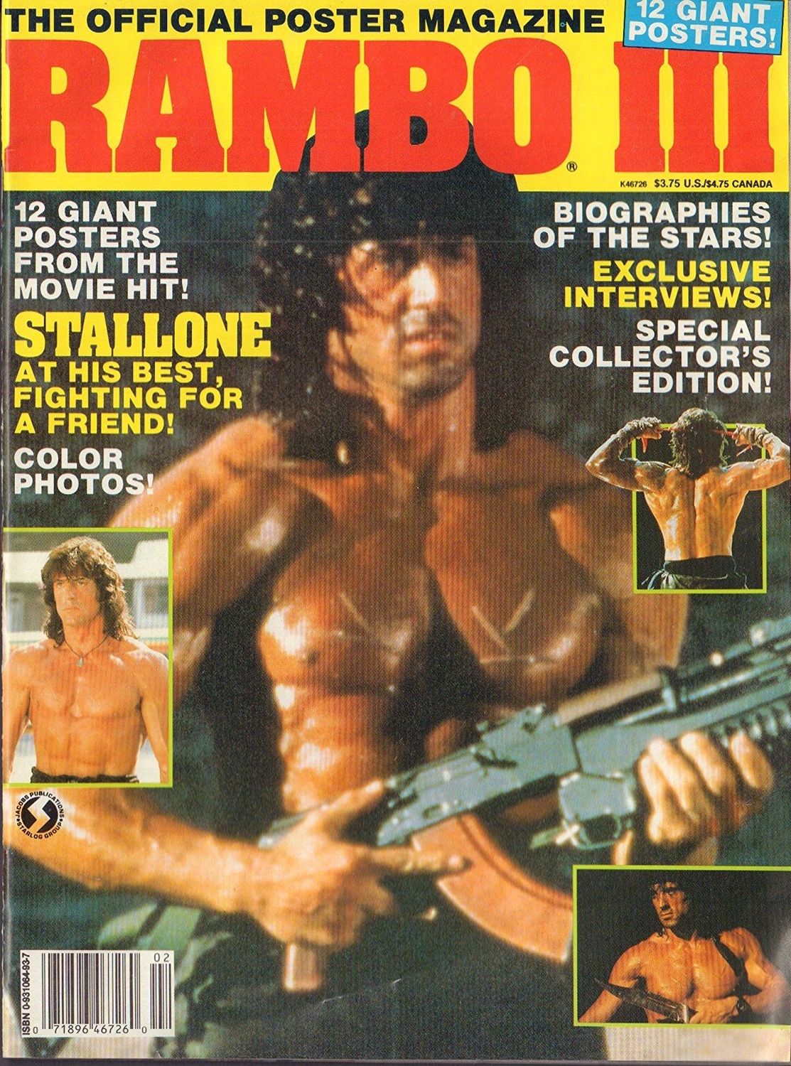 STARLOG POSTER MAGAZINES magazine side cover   1988