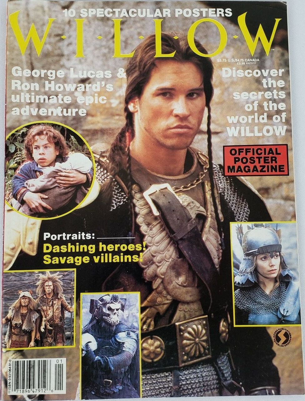 STARLOG POSTER MAGAZINES magazine side cover   1988