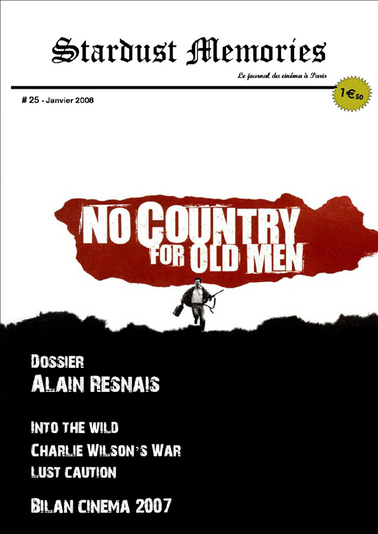 STARDUST MEMORIES magazine side cover Issue 25 January 2008