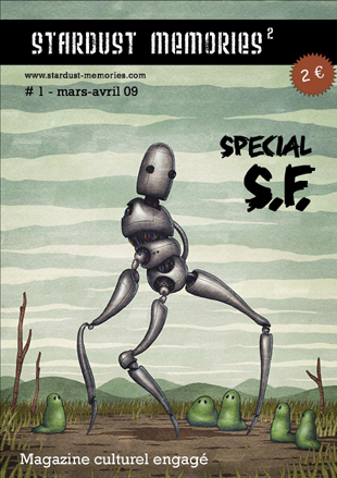STARDUST MEMORIES magazine side cover  Special March/April 2009