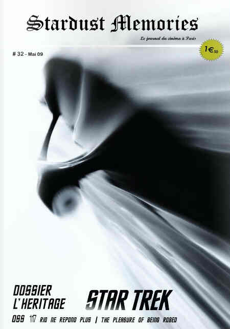 STARDUST MEMORIES magazine side cover Issue 32 May 2009