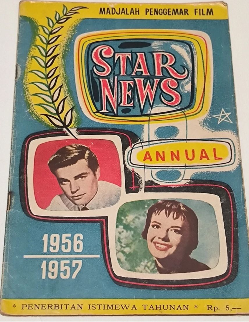 STAR NEWS magazine side cover  Annual   1956