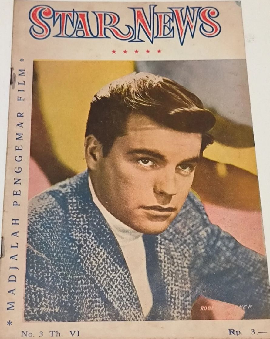 STAR NEWS magazine side cover Issue 3   1957