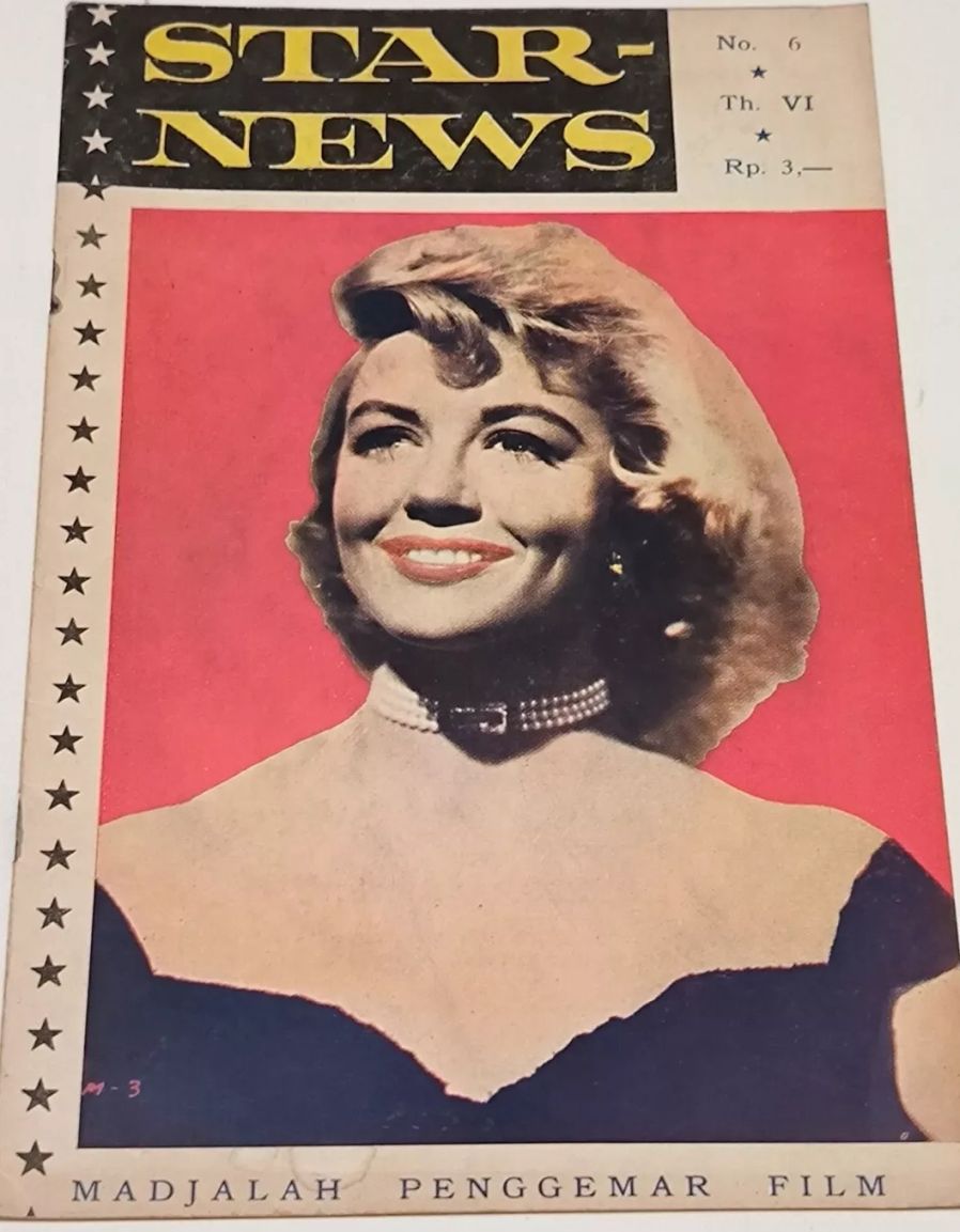 STAR NEWS magazine side cover Issue 6   1958