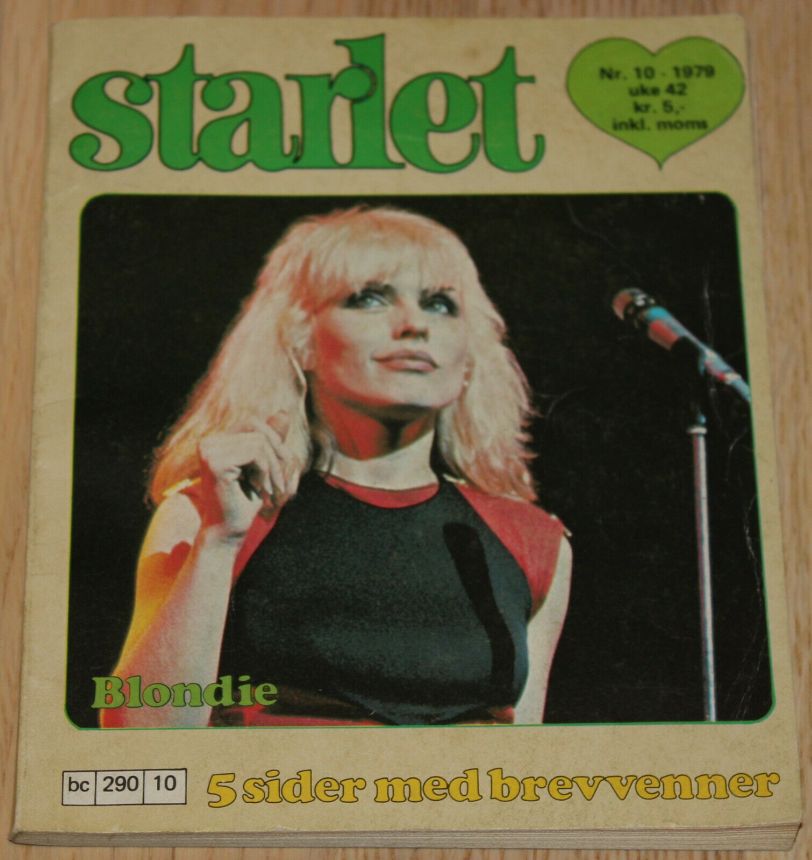 STARLET (NORWAY) magazine side cover Issue 10  1979
