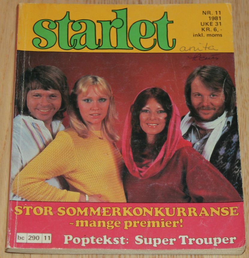 STARLET (NORWAY) magazine side cover Issue 11  1981