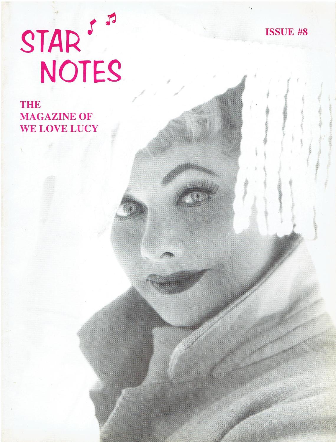 STAR NOTES magazine side cover Issue 8  Vol 4 No  4   1995
